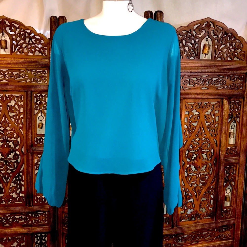 Teal Blouse
